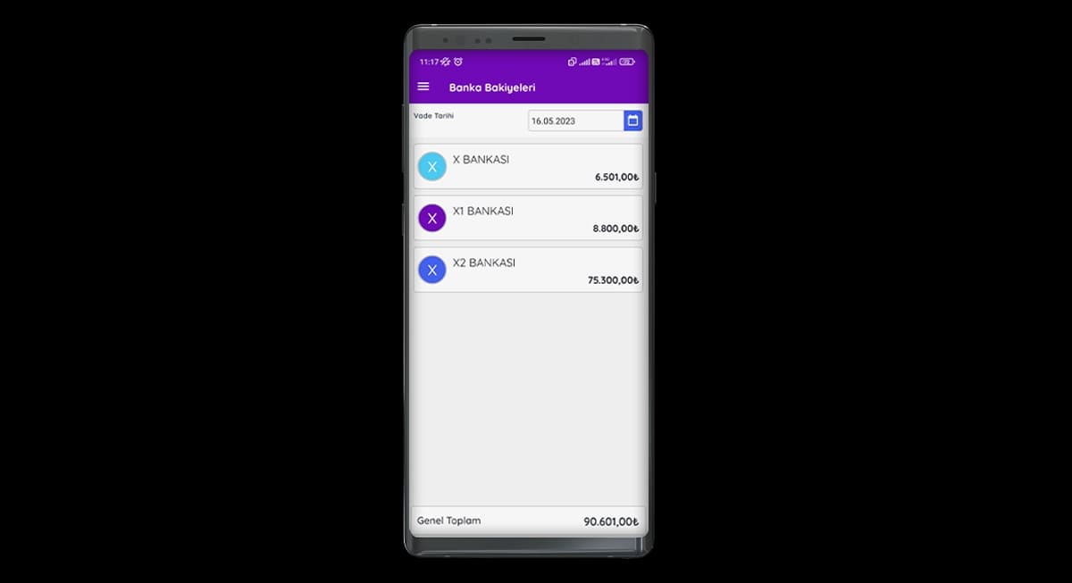 OctoCloud Mobil (Android) program ekranı